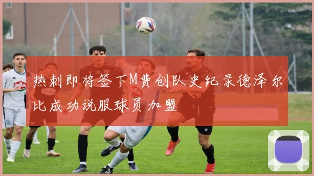 热刺即将签下M费创队史纪录德泽尔比成功说服球员加盟